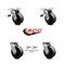 Service Caster 5 Inch Glass Filled Nylon Caster Set with Roller Bearings 2 Brakes 2 Swivel Lock SCC-TTL30S520-GFNR-2-BSL-2 - alternate 3